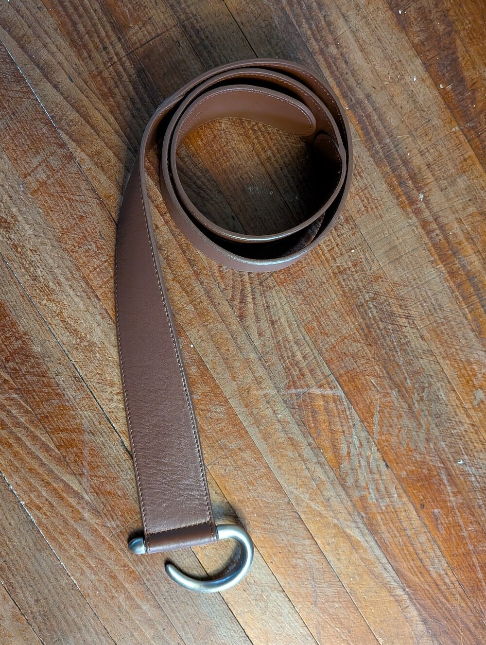 J Jill Brown Leather Belt Women's Large